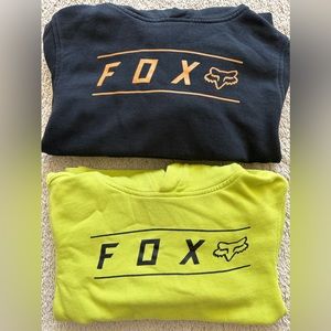 Lot of 2 Boy’s Fox Hoodies